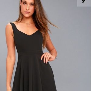 Midi black dress size small